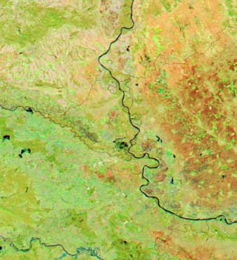 Наводнение. Центральная Европа. До.