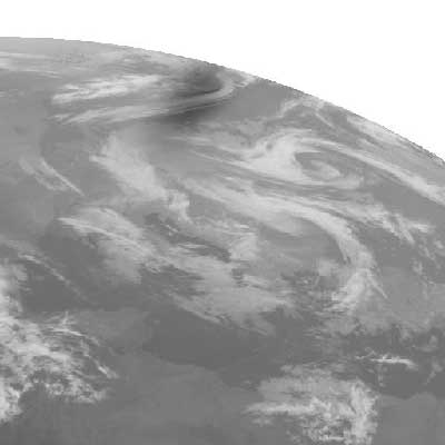 Анамалии изображения Meteosat